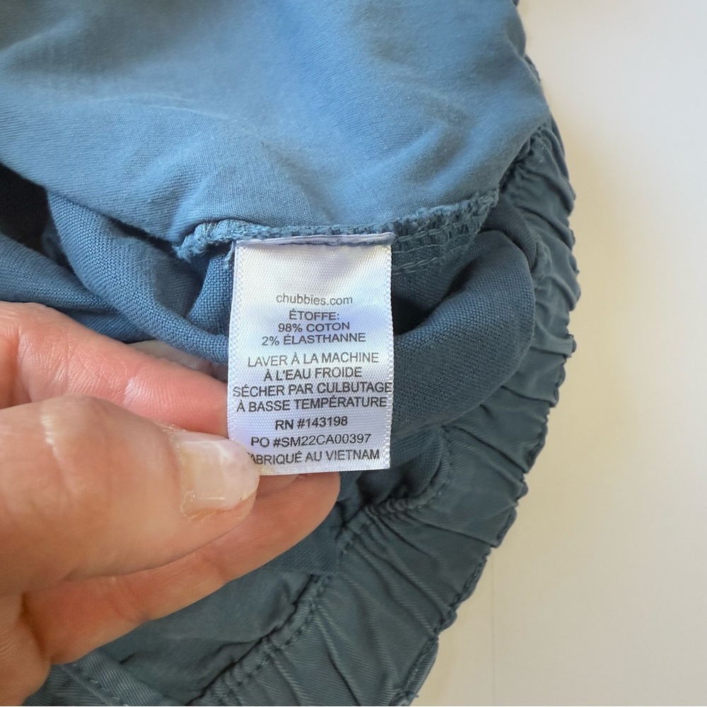 Chubbies Originals Stretch Short The Cobblestones Blue Medium 7” - Picture 4 of 8